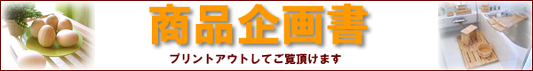 商品企画書・プリントアウトしてご覧いただけます